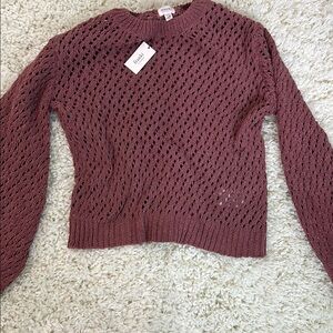 Pinkish purpleish Frankie sweater